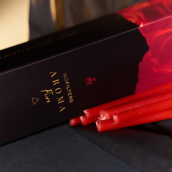 картинка Набор свечей AROMA FIRE (Стихия Огня) 