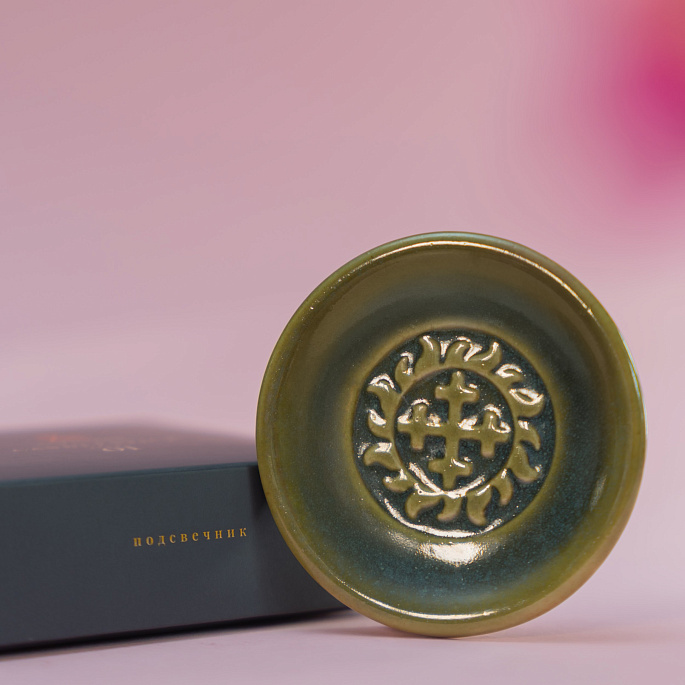 картинка Подсвечник. Серия 01. Изумруд 
