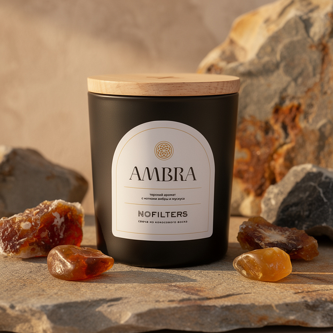 картинка Свеча в стекле MAGIC HOME AMBRA 