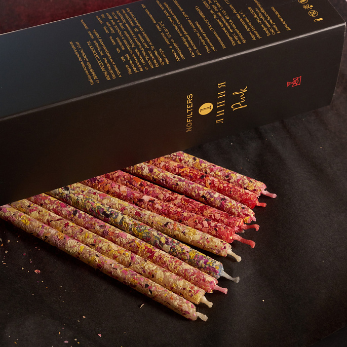 картинка Набор свечей 1 ЛИНИЯ. PINK (Любовь) 