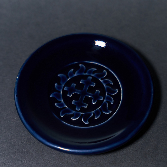 картинка Подсвечник СANDELESTICK HEART OF MARA (Сердце Мары), Индиго 