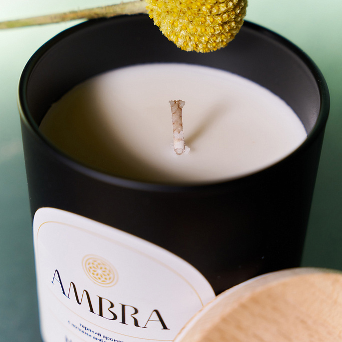 картинка Свеча в стекле MAGIC HOME AMBRA от Nofilters картинка Свеча в стекле MAGIC HOME AMBRA