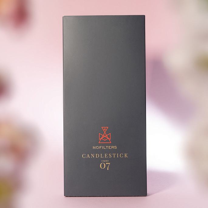 картинка Подсвечник. Серия 07. Розовый кварц 