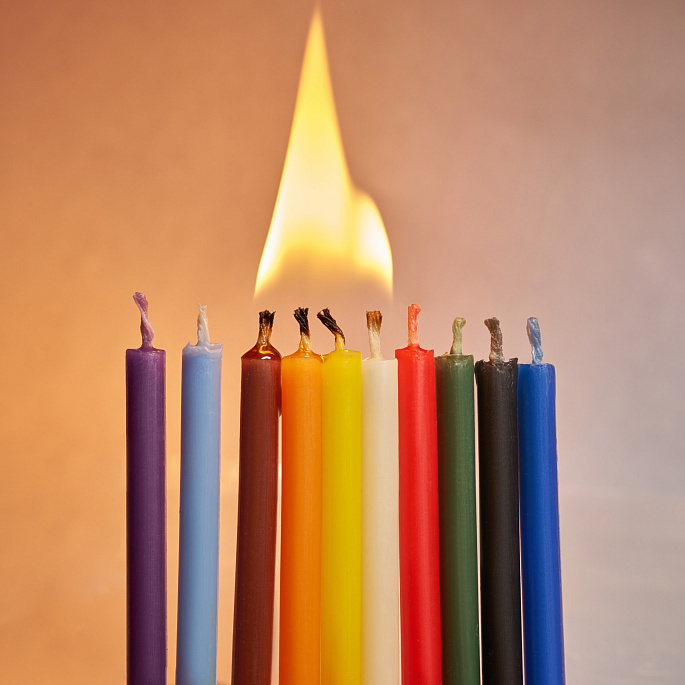 картинка Набор свечей 1 ЛИНИЯ. BASIC (База) 