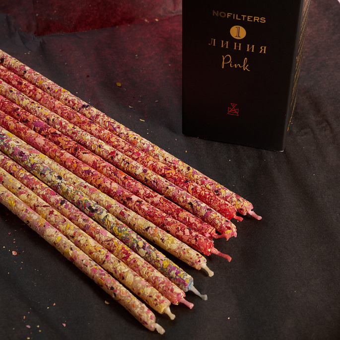 картинка Набор свечей 1 ЛИНИЯ. PINK (Любовь) 