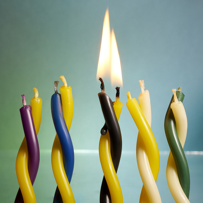 картинка Набор свечей 1 ЛИНИЯ. WISHES (Желания) 