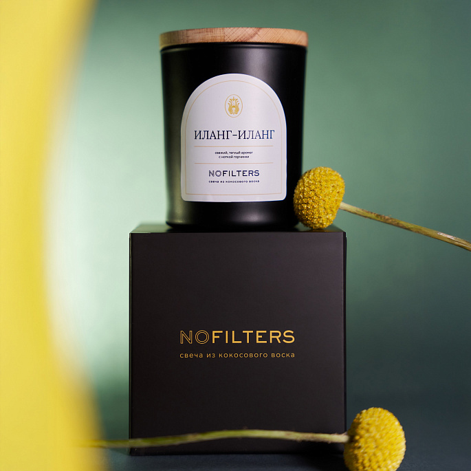 картинка Свеча в стекле MAGIC HOME Иланг-Иланг от Nofilters картинка Свеча в стекле MAGIC HOME Иланг-Иланг