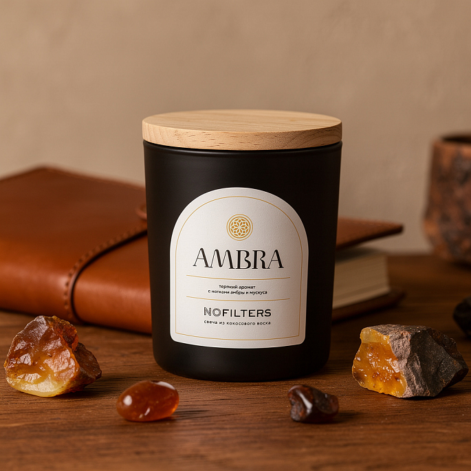 картинка Свеча в стекле MAGIC HOME AMBRA 