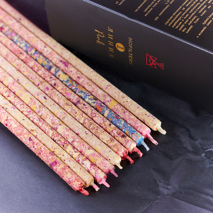 картинка Набор свечей 1 ЛИНИЯ. PINK (Любовь) 