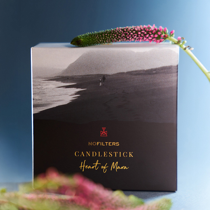 картинка Подсвечник СANDELESTICK HEART OF MARA (Сердце Мары), Индиго 